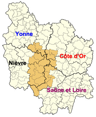 Cantons du massif du Morvan