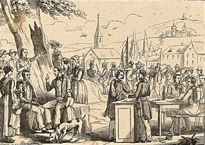 Concrits 1850 - Bibliothèque nationale de France, département Estampes et photographie, RESERVEFT4-QB-370(130) Conscrits 1850 - Bibliothèque nationale de France, département Estampes et photographie, RESERVEFT4-QB-370(130)