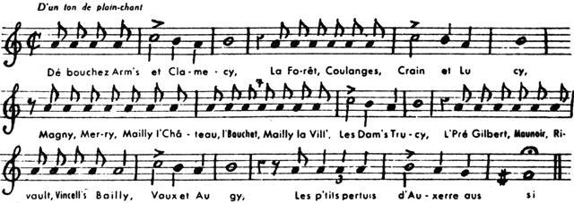 Chant des flotteurs Chant des flotteurs
