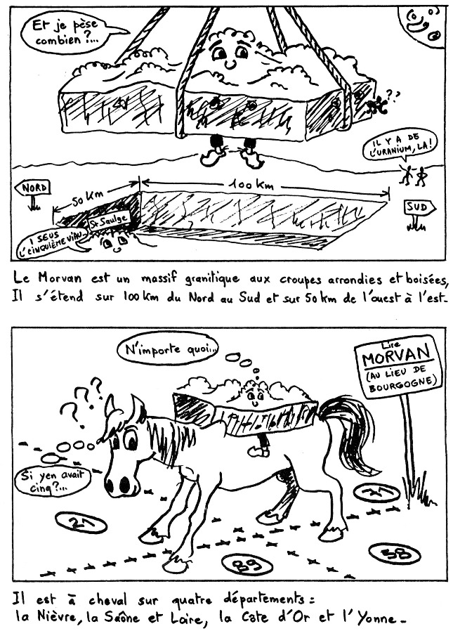Le Morvan illustré, massif granitique, à cheval sur quatre départements Le Morvan illustré - 1
